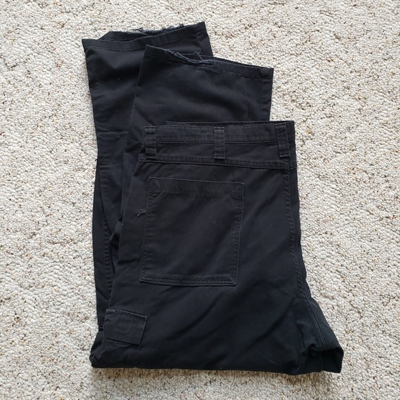 wrangler black work pants